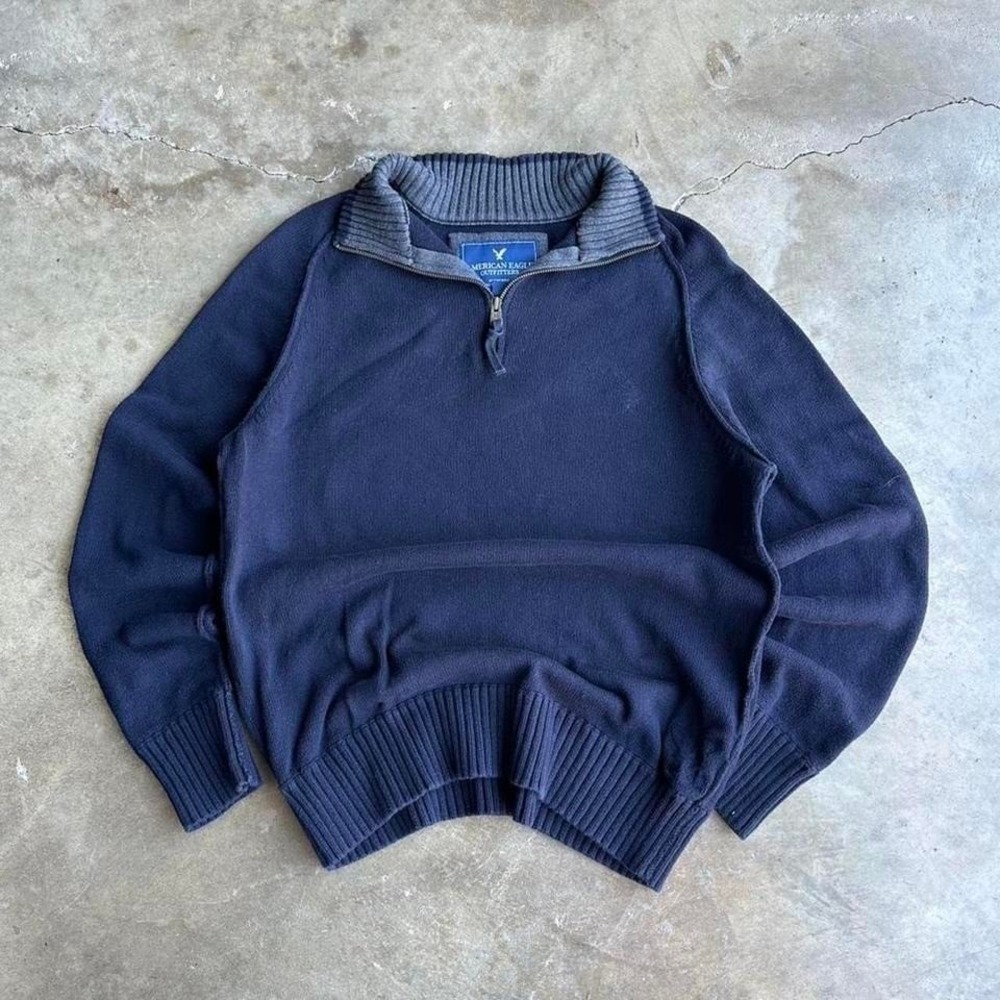 Vintage y2k American eagle quarter zip up size XL mens